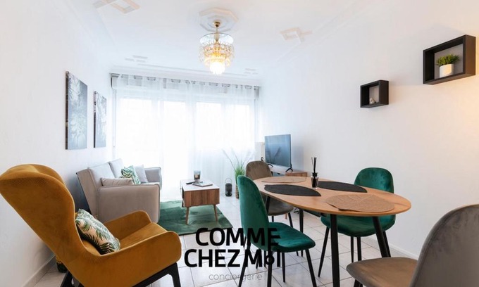 Vandoeuvre-les-Nancy Apartment | Appartement 6 personnes avec parking - Le Londres Vandoeuvre-lès-nancy