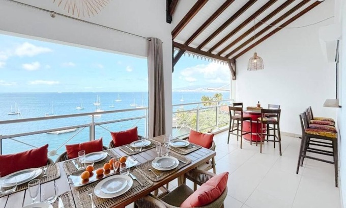 Pointe du Bout Apartment | Appartement T5 aux Trois Ilets HM500 4 chambres vue mer