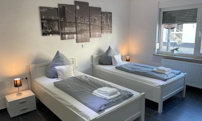 Ruhen Apartment | Appartment am Rosenplatz,24 Stunden Check in, Küche, kostenfreie Parkplätze