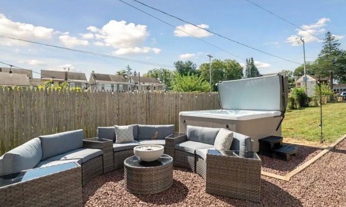 West Chester House | Apricity Home in West Chester Hot Tub & Parking