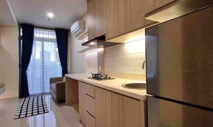 Ragunan Apartment | Apt Pejaten Park 1BR Khaki with SmartTv and Pool