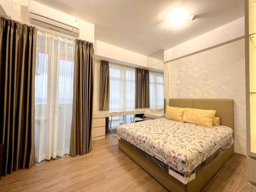 Cikarang Apartment | Apt Vasanta Innopark Studio Latte dgn Bathub & Pool Ch3n