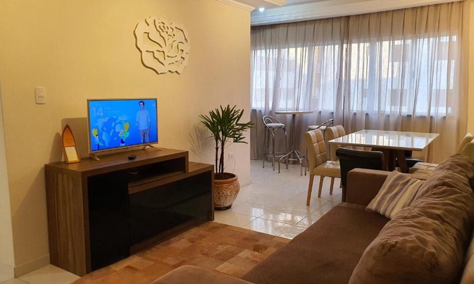 Castelo Branco Apartment | Apto Meia Praia - 3 Quartos - Baía de Bali