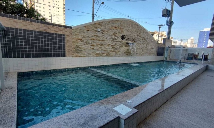 Aviacao Apartment | Apto Novo em Praia Grande 5 Minutos da Praia, com Piscina, Area de Lazer