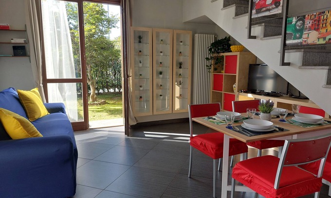 Arona House | Arona, Lake Maggiore. Entire accommodation with garden + private parking