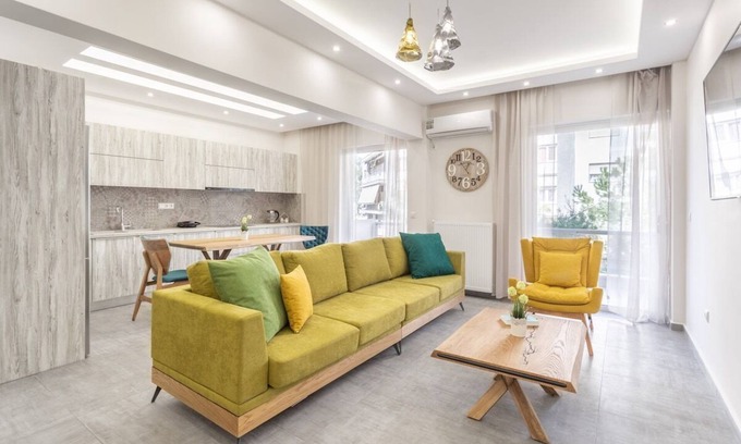 Nea Smirni Apartment | Artemis Suite - Spacious 2-BDRM apartment, central & safe!