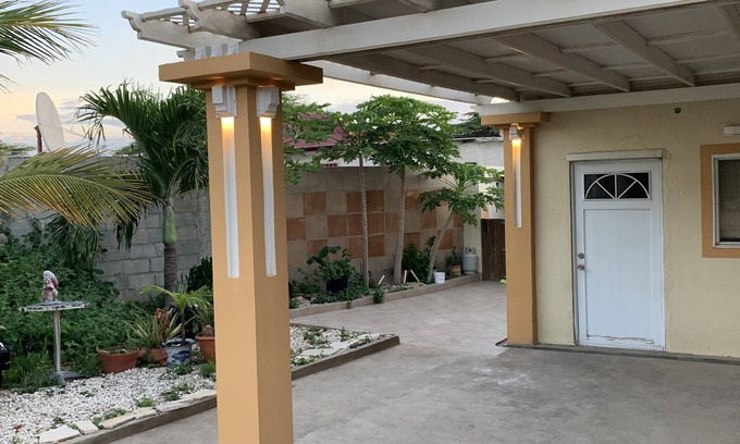 Oranjestad House | Aruba cozy studio apt with warm water plus rentacar optional close to beach