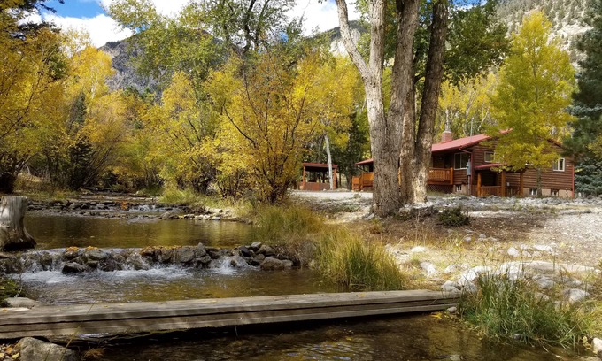 Nathrop Cabin | Aspen Grove imagine a hot tub, hot chocolate, and cozy fireplace!