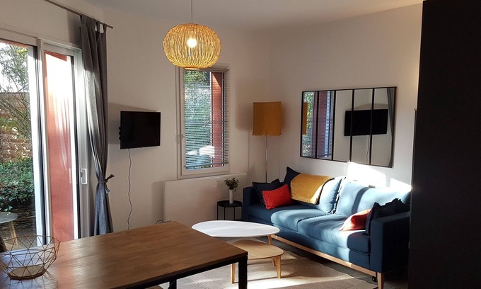 Avrille House | "At the edge of Angers" T1 bis residence with terrace