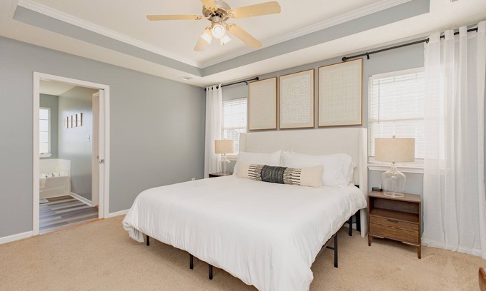 Warner Robins House | AtHome+1 Stay | Max Comfort 3BR | Fast Wifi