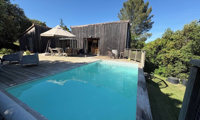 Banne House | ATYPICAL - IDEAL FOR 2 FAMILIES - PRIVATE SWIMMING POOL -