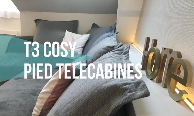 Cauterets Apartment | Au pied du télécabine, T3 50m2 pour 8 personnes.
