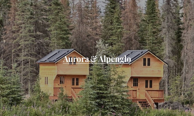 Denali Cabin | Aurora and Alpenglo Paired Lakefront Cabins