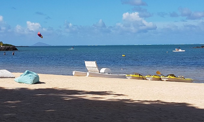 Roches Noires Resort | Azuri Apartment with beach,pool, gym, restaurant,boat,Spa,garden in the North