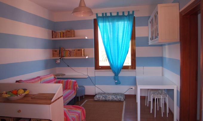 Bagnaia Apartment | Bagnaia, Elba island 50 meters from the beach, lovely with sea view.