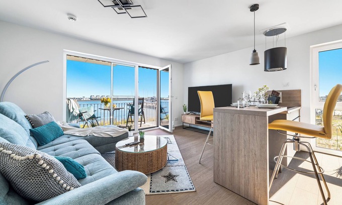 Olpenitz Apartment | Baltic Sea vacation apartment "Santiano Flat" in a central location, directly on the waterfront