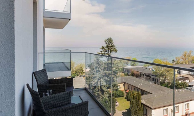Miedzyzdroje Apartment | Balticus B50 | Widok na Morze | Balcony | Parking