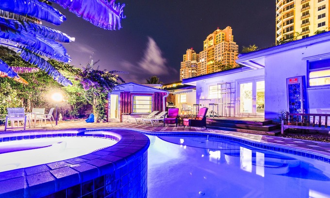 Dolphin Isles House | Bamboo House, Heated pool, Steps from the beach.