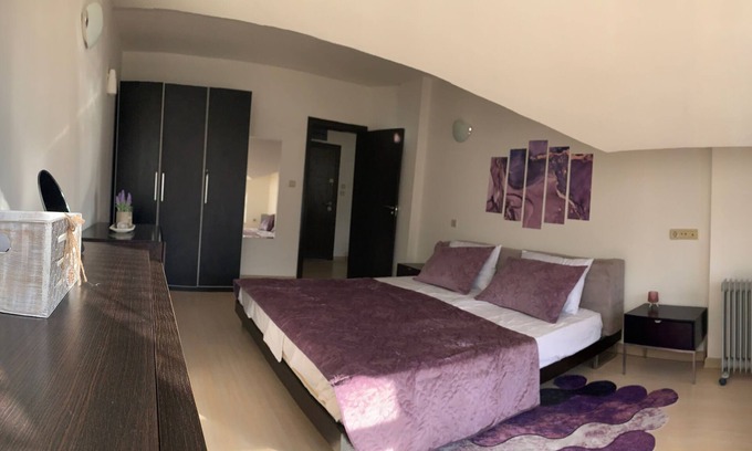 Kvartal Noviya Grad Apartment | Bansko Spacious Art Apartment with Mountain Views