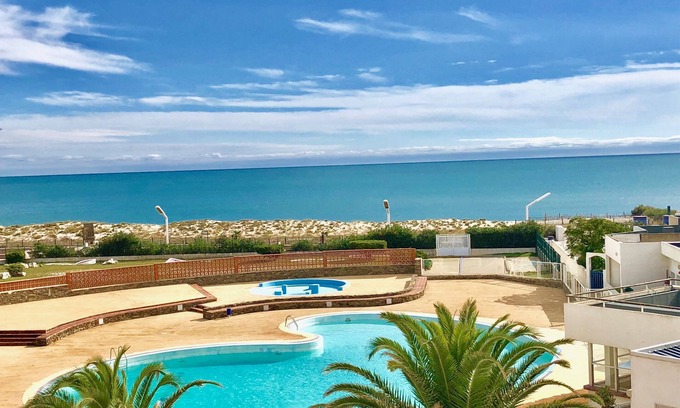 Saint-Hippolyte Apartment | BARCARESA-Apartment beautiful sea view swimming pool tennis mini golf parking wifi