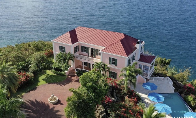 Estate Little Saint Thomas Villa | Barefoote Estate at Botany Bay, 10 minute walk to 2 fabulous beaches!