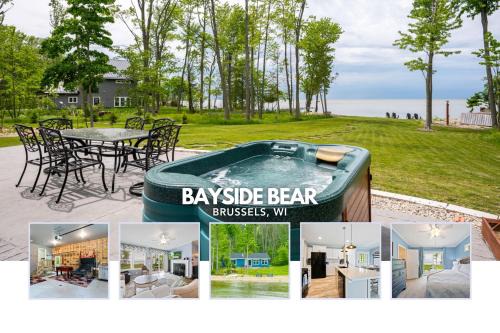 Brussels House | Bayside Bear - Lakefront Paradise! Hot Tub, Canoe & Family Fun