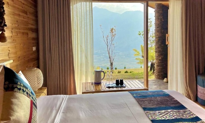 Sa Pa Cabin | Be immersed in Nature Lodge in Muong Hoa valley*Breakfast*Infinity Pool