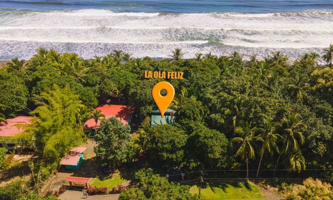 Savegre Cottage | Beach Front Peaceful House w/a/c & wifi - La Ola Feliz