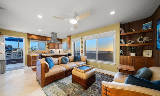 Huntington Beach Condo | Beach Front - On the SAND, shoreline, ocean, beach, HB Pier and bike path views.