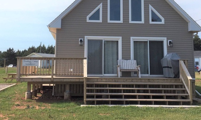 Savage Harbour House | Beach House across from Savage Harbour Beach with Spectacular Ocean View!