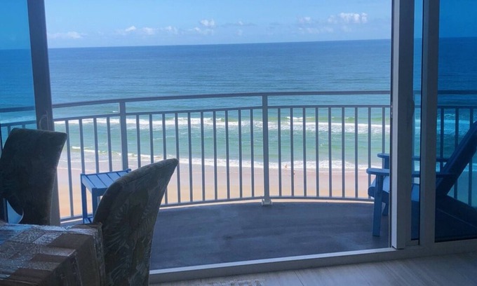 Daytona Beach Shores Condo | Beach&Pool Are Open! Stunning Newly Remodeled Oceanfront Condo on Daytona Beach!