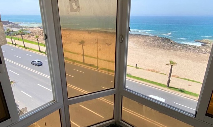 L'Ocean Apartment | Beachfront apt WiFi close to Rabat main sightseeing