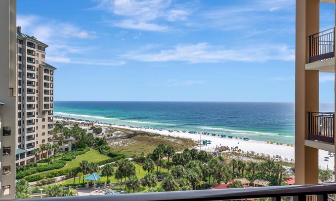 Gulf Pines Condo | "Beachfront Bliss" 2BR Condo in Westwinds w/Gulf Views & Golf Cart!