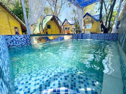 Pangasinan Province Villa | Beachfront Glamping with Mini Pool Exclusive Property