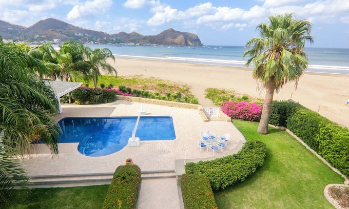 San Juan del Sur Villa | BEACHFRONT Luxury Villa 20,000 Square Feet Ocean Front Housekeeper & Guards