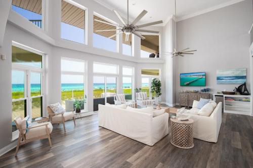 Navarre Beach House | Beachfront Luxury Estate Sleeps 20 & Allows Events