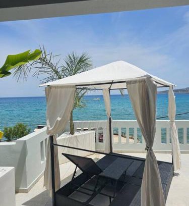 Kalyves Apartment | Beachfront luxury suite