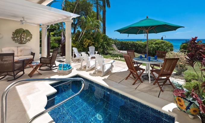 Old Trees Bay House | Beachfront Paradise with Plunge Pool - Fathom's End
