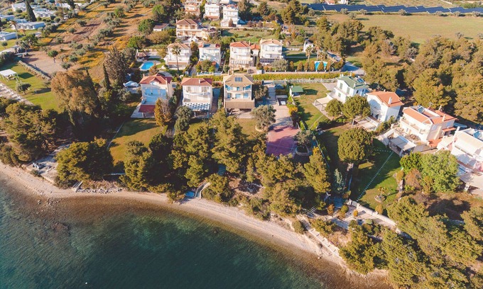 Eretria Villa | Beachfront Villa – Just 40 Steps from your Private Beach