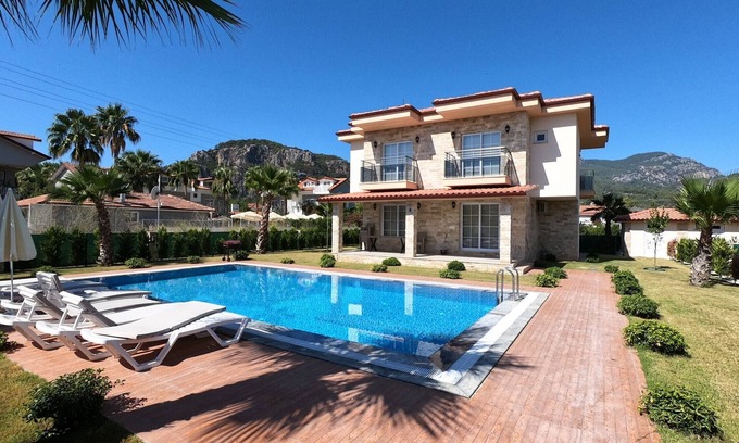 Dalyan Villa | BEAUTIFUL 6 BEDROOM PRIVATE POOL VILLA IN DALYAN GULPINAR AREA! NO:1(NEW BUILT)