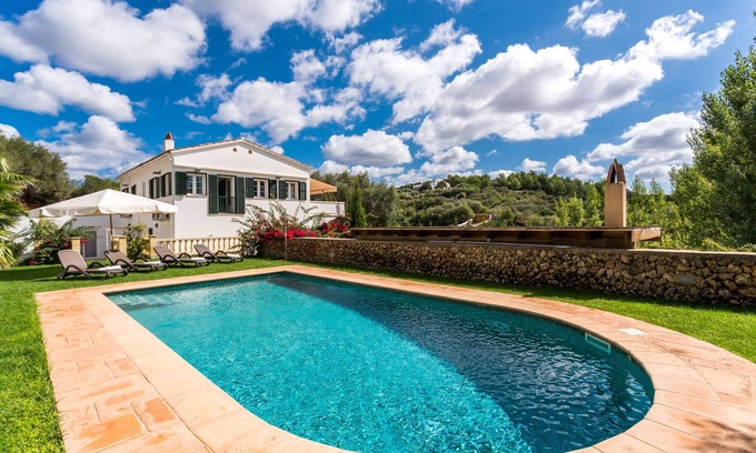 Minorca Cottage | Beautiful and cozy country house with heated pool at 30˚, 5' from the beach