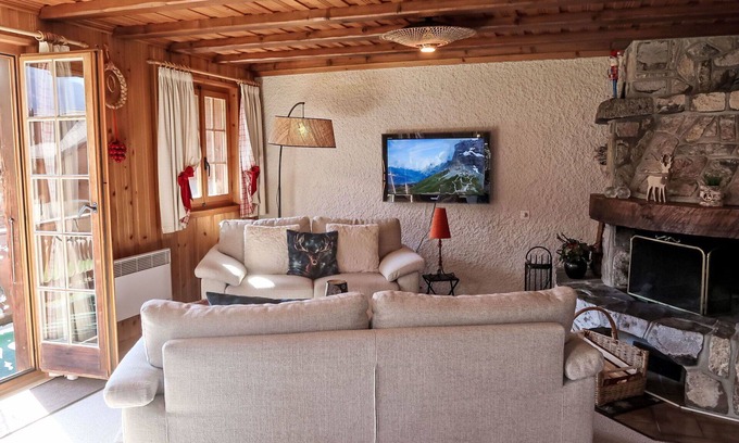 Ormont-Dessus Apartment | Beautiful apartment for 8 people with WIFI, TV, balcony and panoramic view