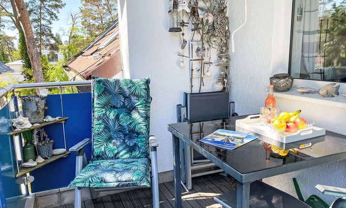 Lubmin Apartment | Beautiful apartment for 2 people with WIFI, TV and balcony