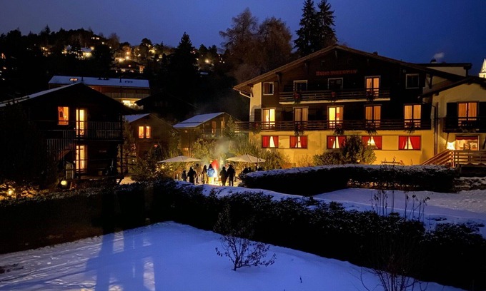 Vercorin House | Beautiful apartment in villa for 15 people with WIFI, hot tub and terrace