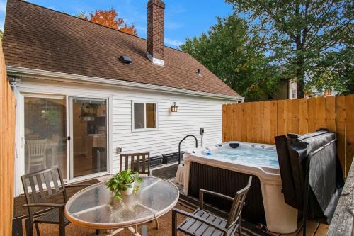 Benson House | Beautiful Benson Cottage with Year-Round Hot Tub