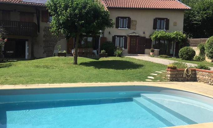 La Cote-Saint-Andre House | Beautiful charming house with pool in the countryside