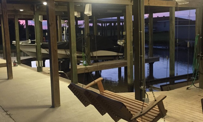 Hackberry Condo | Beautiful Calcasieu Fish Camp Right on the Water