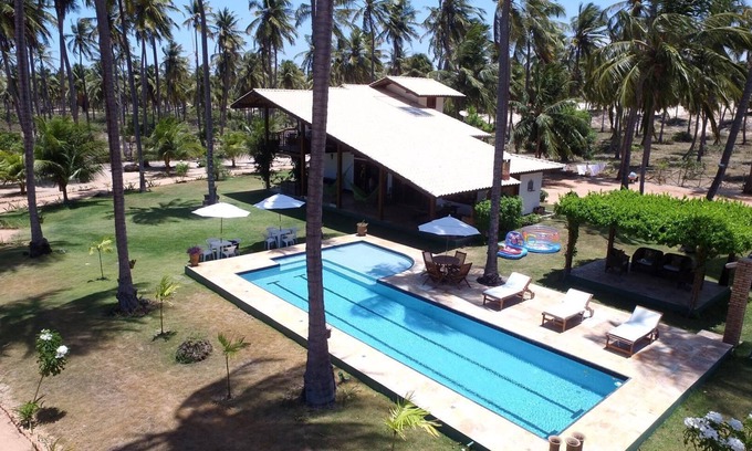 Guajiru House | Beautiful charming house with 4 air-conditioned suites, pool, in Guajirú Beach-CE.