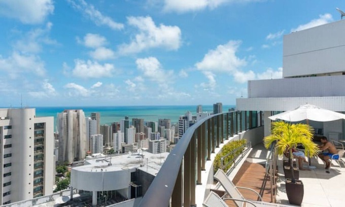 Boa Viagem Apartment | Beautiful Flat at Beach Class Santa Maria in Boa Viagem PE