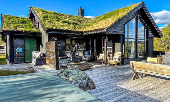 Ljosland House | Beautiful home in åseral with sauna
